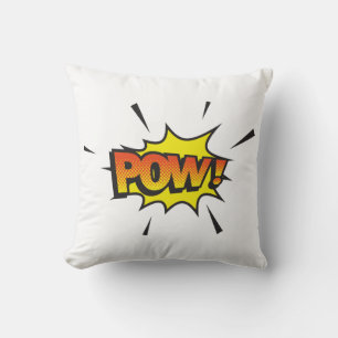 pow throw pillow
