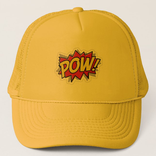 Pow ! trucker hat (Front)