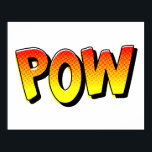 POW typography comic pop art Poster<br><div class="desc">POW typography comic pop art
public domain , typography , comic pop art</div>