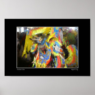 Pow Wow Colours Poster