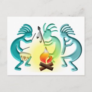 Pow Wow Postcard