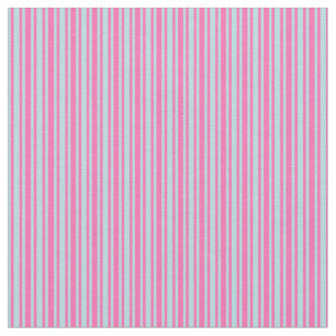 Powder Blue and Hot Pink Coloured Lines Fabric