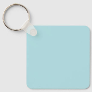 Powder Blue B0E0E6 Solid Colour Design Keychain