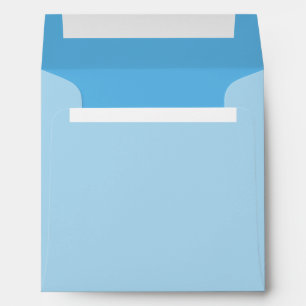 Powder Blue Background Colour Customize This! Envelope