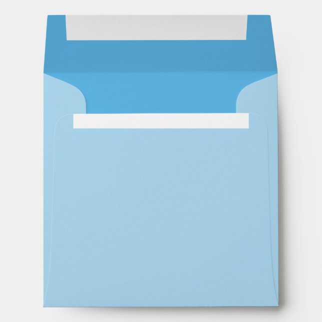 Powder Blue Background Colour Customize This! Envelope (Back (Bottom))