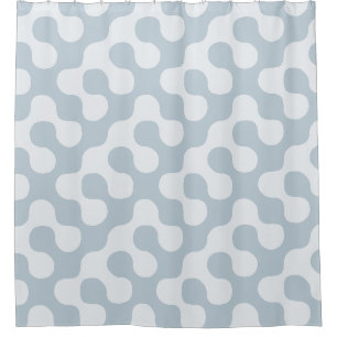 Powder Blue Bold Mid Century Dots