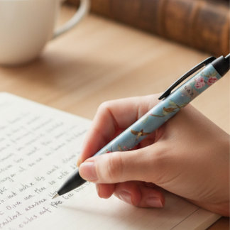 Powder Blue Chinoiserie Archive Scholar Pen