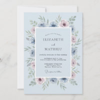 Powder Blue Dewy Spring Wedding