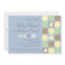 Powder Blue Dots Boy Baby Shower Invitation