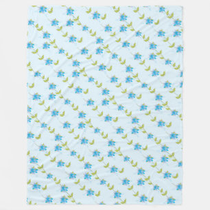 Powder Blue Fleece Blanket