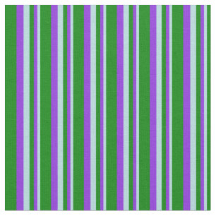 Powder Blue, Purple & Green Coloured Lines Fabric