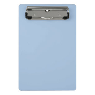 Powder Blue Soft Pastel Solid Colour Mini Clipboard