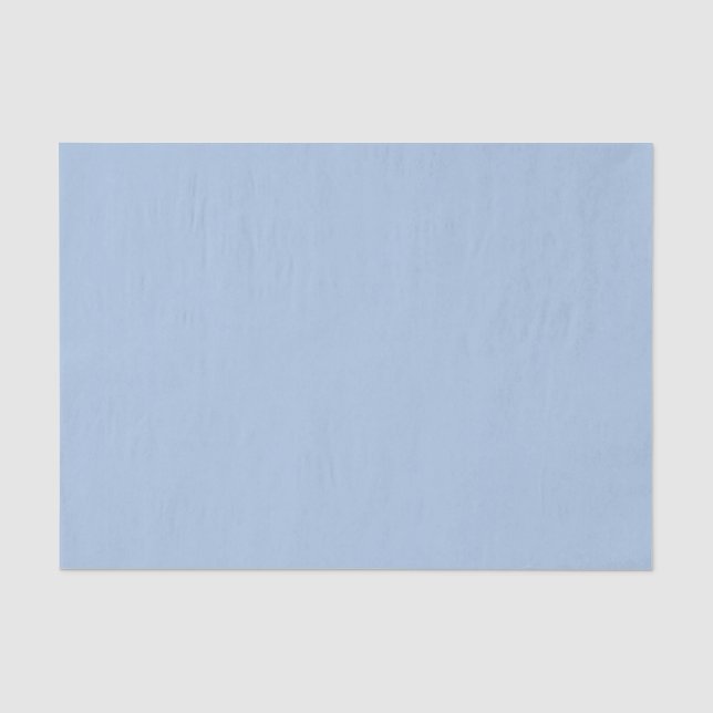 Powder Blue Soft Pastel Solid Colour Tissue Paper (Front)