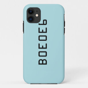 Powder Blue Solid Colour with Hex Number B0E0E6 iPhone 11 Case