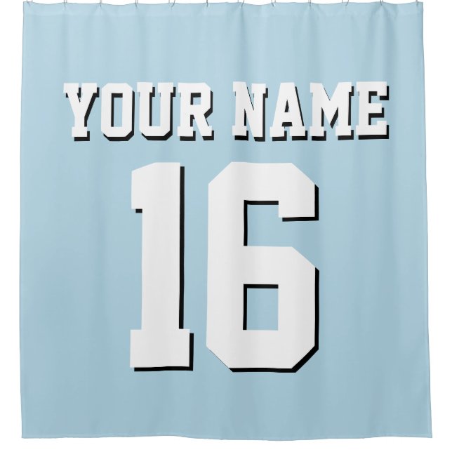Powder Blue White Sports Jersey Team Jersey (Front)
