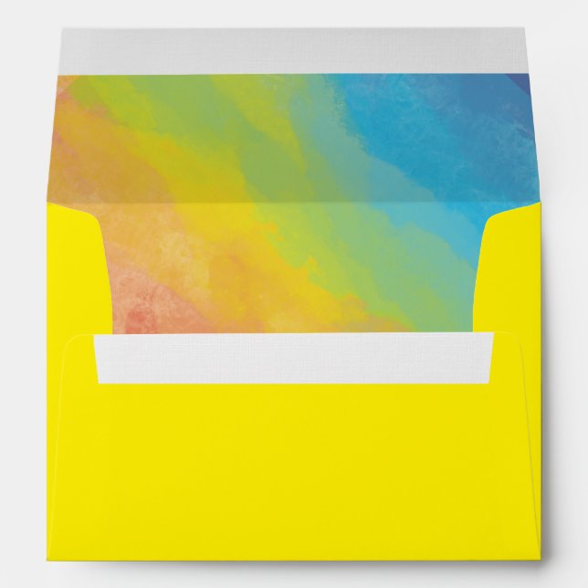 Powder colours Rainbow Envelope (Back (Bottom))
