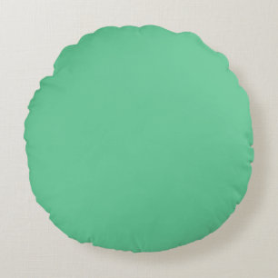 Powder grey Green Blue solid plain colour Custom Round Pillow
