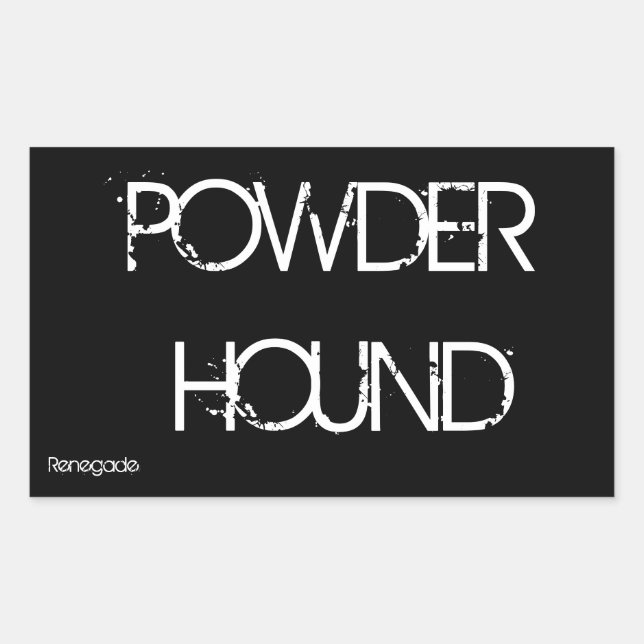 Powder Hound Sticker (Front)