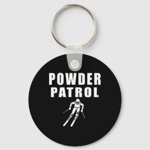 Powder Patrol  Keychain