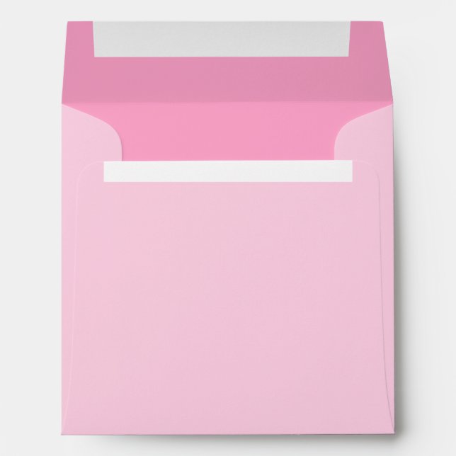 Powder Pink Background Colour Customize This! Envelopes (Back (Bottom))