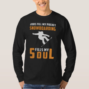 Powder & Prosperity: Snowboarding Passion Tee - Ri