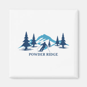Powder Ridge Minnesota Ski Resort Skiing Skier _1 Magnet