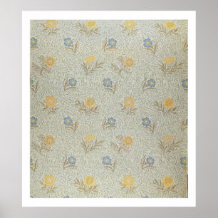 'Powdered' design (textile) Poster