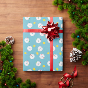 Powdered Sugar Doughnuts Christmas Wrapping Paper