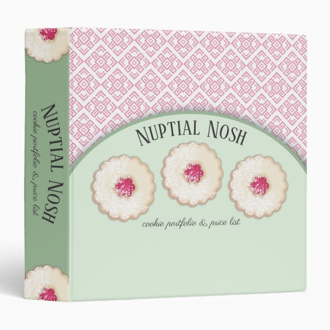 Powdered sugar jam cookie baking recipe binder (Front/Spine)