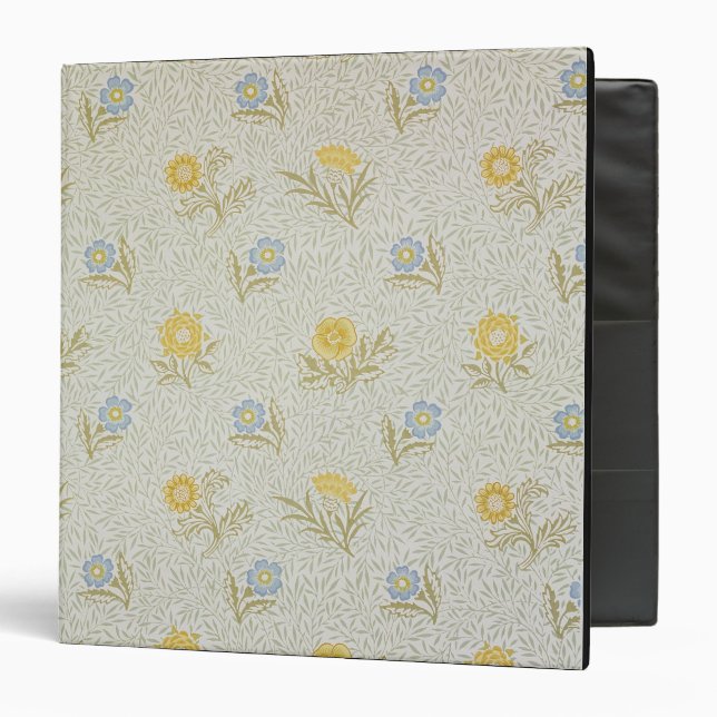 Powdered wallpaper design, 1874 binder (Front/Inside)