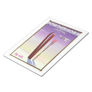 Powderhorn Colorado travel poster Notepad