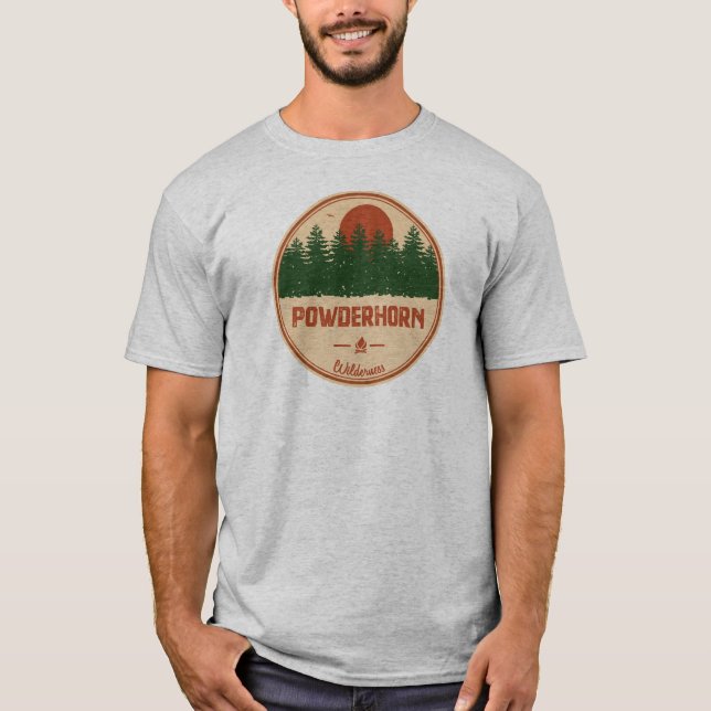 Powderhorn Wilderness Colorado T-Shirt (Front)
