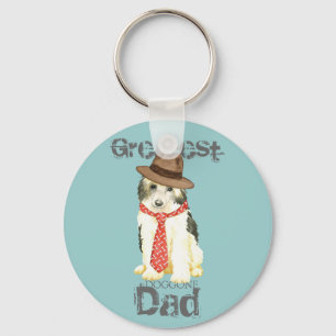 Powderpuff Dad Keychain
