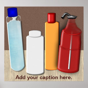 Powders and Oils Customizable Poster