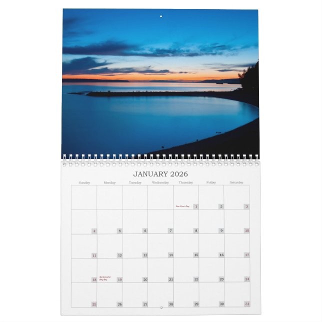 Powell River Landscapes Calendar (Jan 2026)