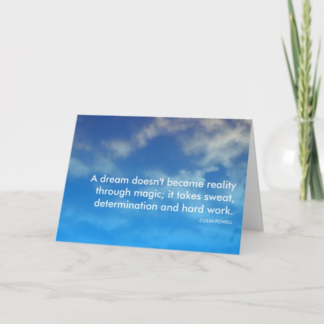 powell success quote card (Front)