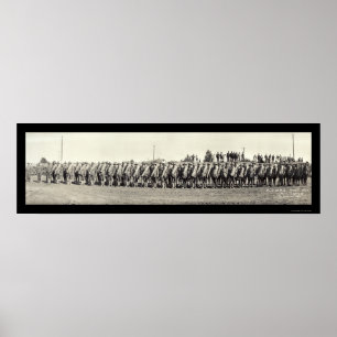 Powell WY Soldiers Photo 1916 Poster
