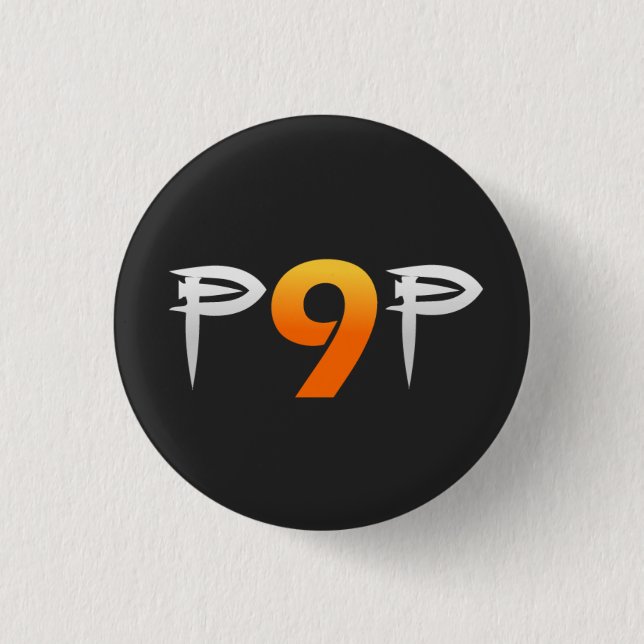 Power 9 Pro 1 Inch Round Button (Front)