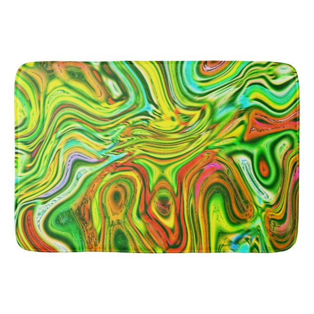 power abstract 9 bath mat (Front)