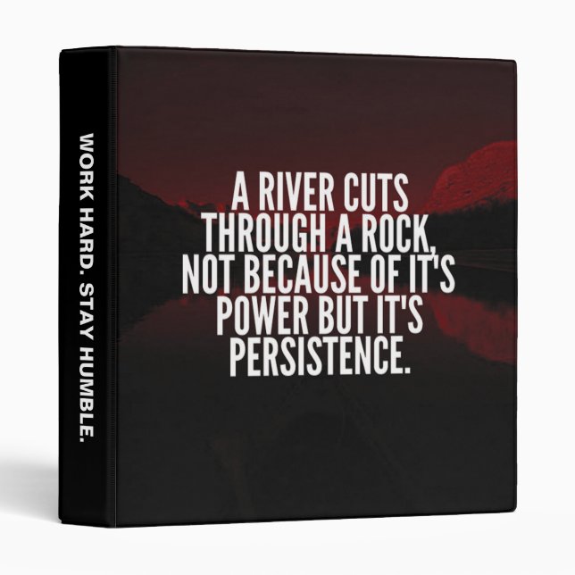 Power and Persistence - Motivational Binder (Front/Spine)