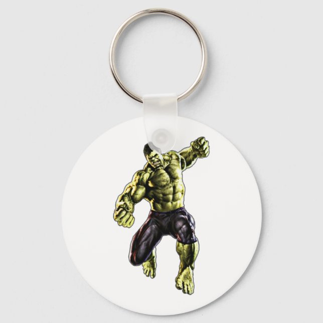 Power and Strength Button Keychain (Front)