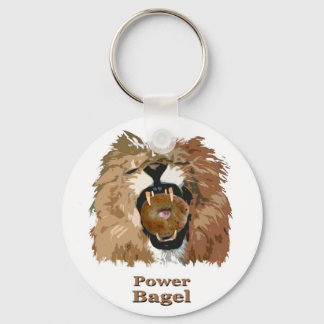 Power Bagel Keychain