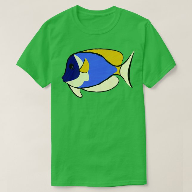 Power Blue Tang T-Shirt (Design Front)