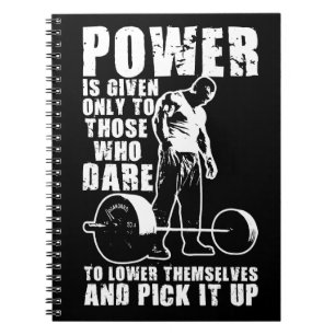 POWER - Bodybuilding Motivational Notebook