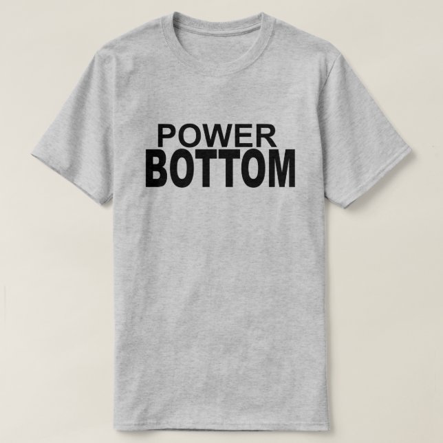 Power Bottom Bunk Catcher Receiver T-Shirt (Design Front)
