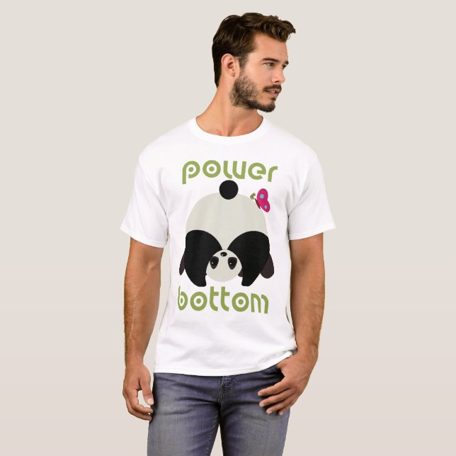 power bottom T-Shirt (Front Full)