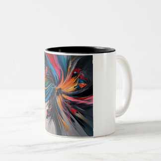 "Power Brew: Superhuman Edition" Two-Tone Coffee Mug