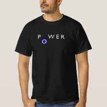 Power Button T-Shirt | Minimalist Gamer & Tech Typ
