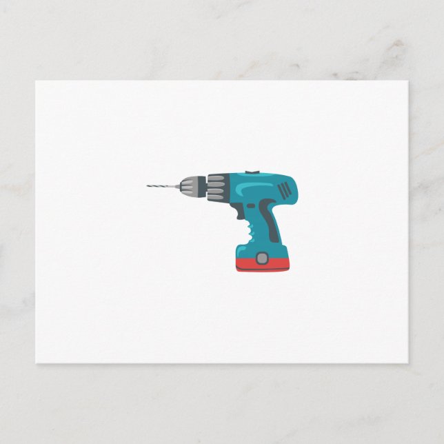 Power Drill Postcard (Front)
