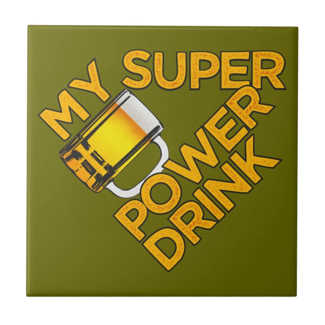 Power Drink custom tile (Front)